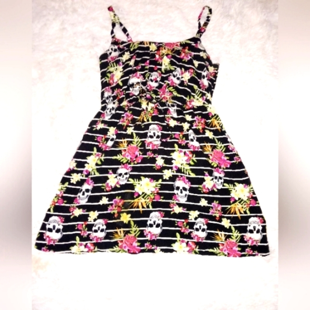 Spring/Summer Skull Flower Dress